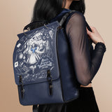 "Down the Rabbit Hole" Leather Backpack