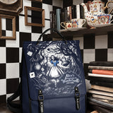 "Down the Rabbit Hole" Leather Backpack