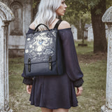 "Down the Rabbit Hole" Leather Backpack