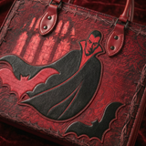 “Carfax Abbey” Applique Leather Handbag Pre-order