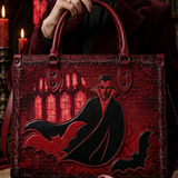 “Carfax Abbey” Applique Leather Handbag Pre-order