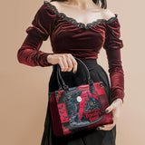 "Dracula's Guest" - Black Interior - Small Leather Handbag - CLEAROUT