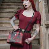 "Dracula's Guest" - Black Interior - Small Leather Handbag