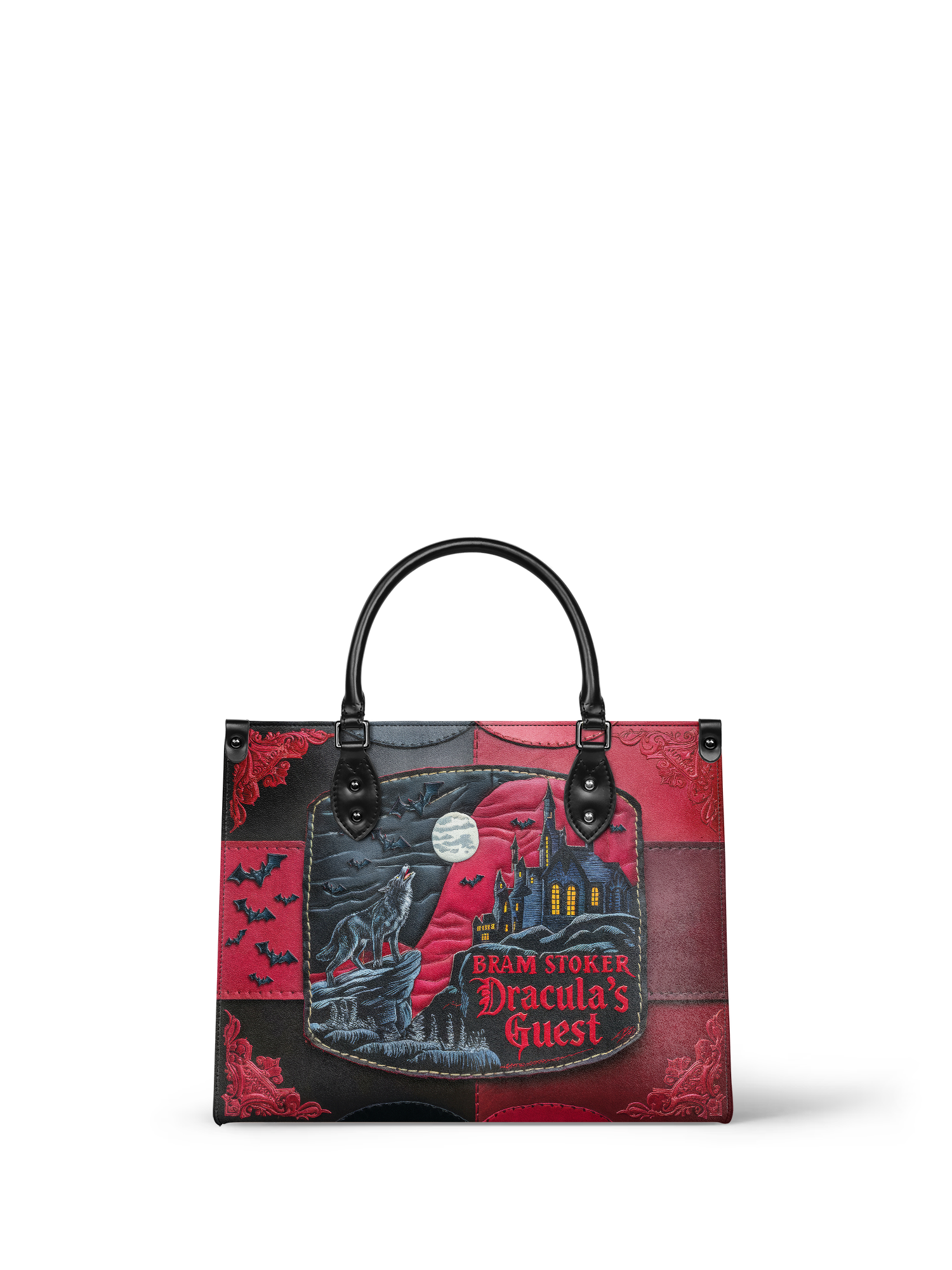 "Dracula's Guest" - Black Interior - Leather Handbag - Special Deal