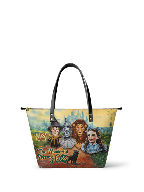 "Emerald City Dream" Leather Tote Bag