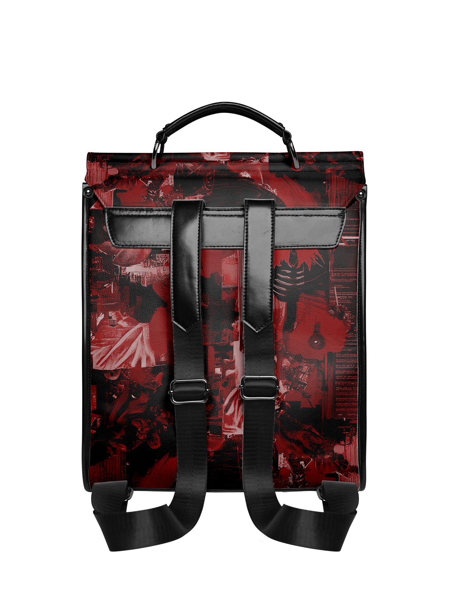 dr martens vegan leather backpack Frankenstein" Heart Surge Leather Backpack – Lettoria