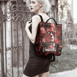 "Frankenstein" Heart Surge Leather Backpack