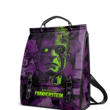 "Frankenstein" Lablight Violet Leather Backpack