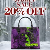 "Frankenstein" Lablight Violet Leather Handbag Deal