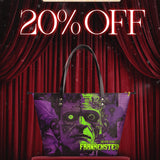 "Frankenstein" Lablight Violet Leather Tote Bag Deal
