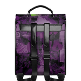 "Frankenstein" Lablight Violet Leather Backpack