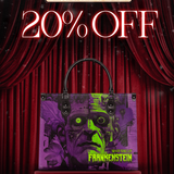 "Frankenstein" Lablight Violet Leather Handbag Deal