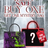 "Frankenstein" Lablight Violet Leather Handbag Deal