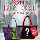 "Frankenstein" Lablight Violet Leather Tote Bag Deal
