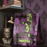 "Frankenstein" Lablight Violet Leather Backpack