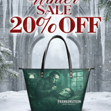 "Frankenstein" Mortuary Moss Leather Tote Bag Deal