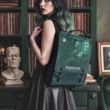 "Frankenstein" Mortuary Moss Leather Backpack