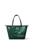 "Frankenstein" Mortuary Moss Leather Tote Bag