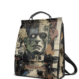 "Frankenstein" Old Parchment Leather Backpack