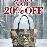 "Frankenstein" Old Parchment Leather Tote Bag Deal