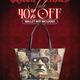 "Frankenstein" Old Parchment Leather Tote Bag Deal