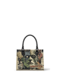 "Frankenstein" Old Parchment - Black Interior - Small Leather Handbag