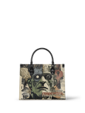 "Frankenstein" Old Parchment - Black Interior - Leather Handbag - Special Deal