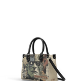 "Frankenstein" Old Parchment - Black Interior - Small Leather Handbag