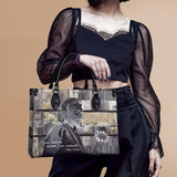 "Frankenstein" Ashes of Hope - Black Interior - Leather Handbag Matching Set - CLEAROUT