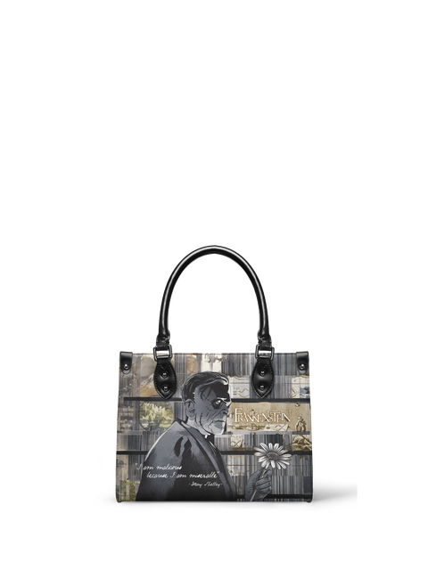 "Frankenstein" Ashes of Hope - Black Interior - Small Leather Handbag