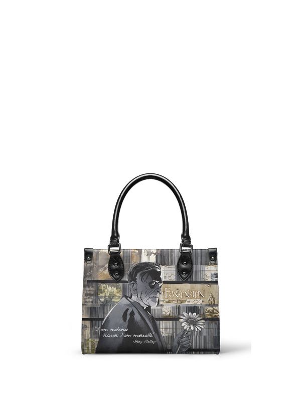 "Frankenstein" Ashes of Hope - Black Interior - Small Leather Handbag