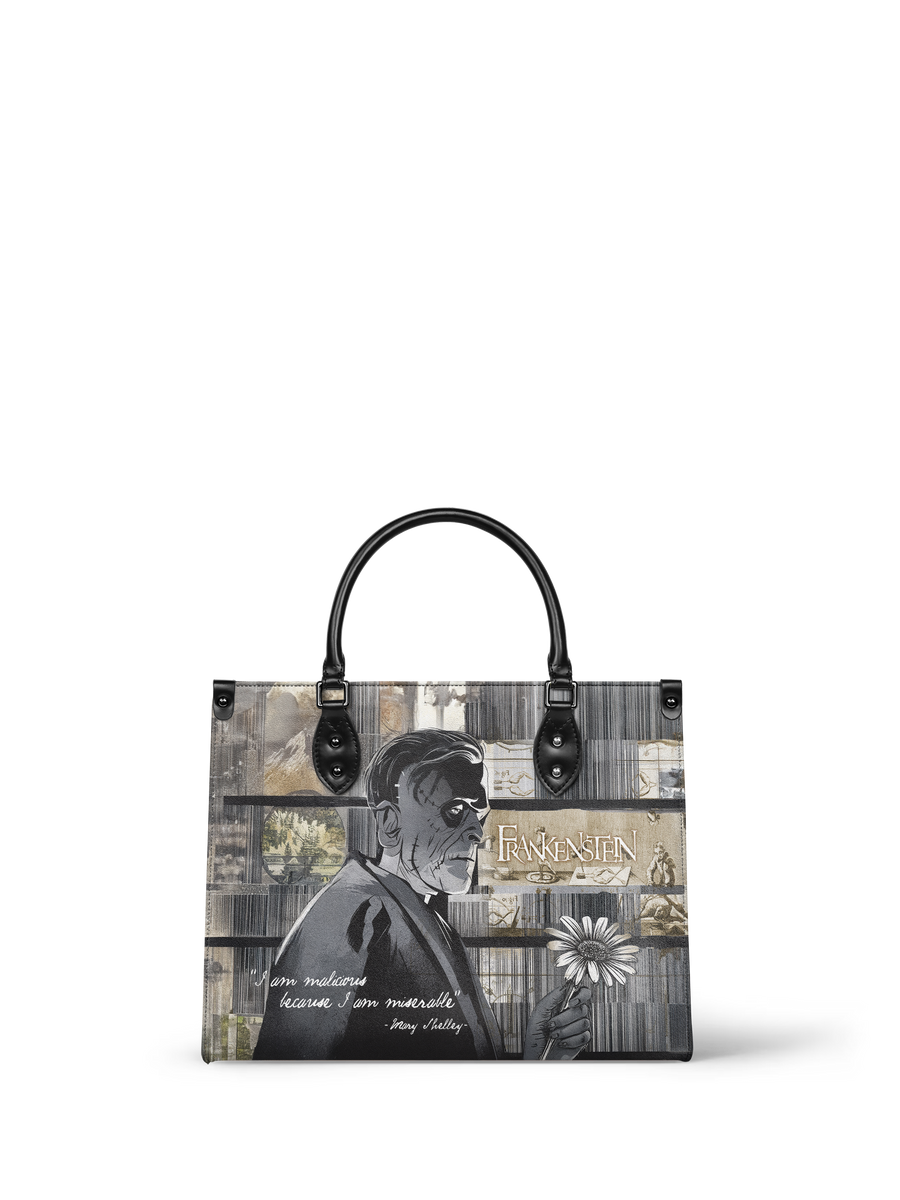 "Frankenstein" Ashes of Hope - Black Interior - Leather Handbag - Special Deal