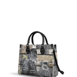 "Frankenstein" Ashes of Hope - Black Interior - Leather Handbag Matching Set - CLEAROUT