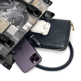 "Frankenstein" Ashes of Hope - Black Interior - Small Leather Handbag