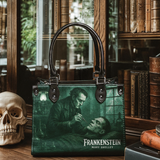 "Frankenstein" Mortuary Moss - Black Interior - Small Leather Handbag Special Deal
