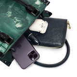 "Frankenstein" Mortuary Moss - Black Interior - Small Leather Handbag Special Deal