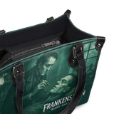 "Frankenstein" Mortuary Moss - Black Interior - Small Leather Handbag Special Deal