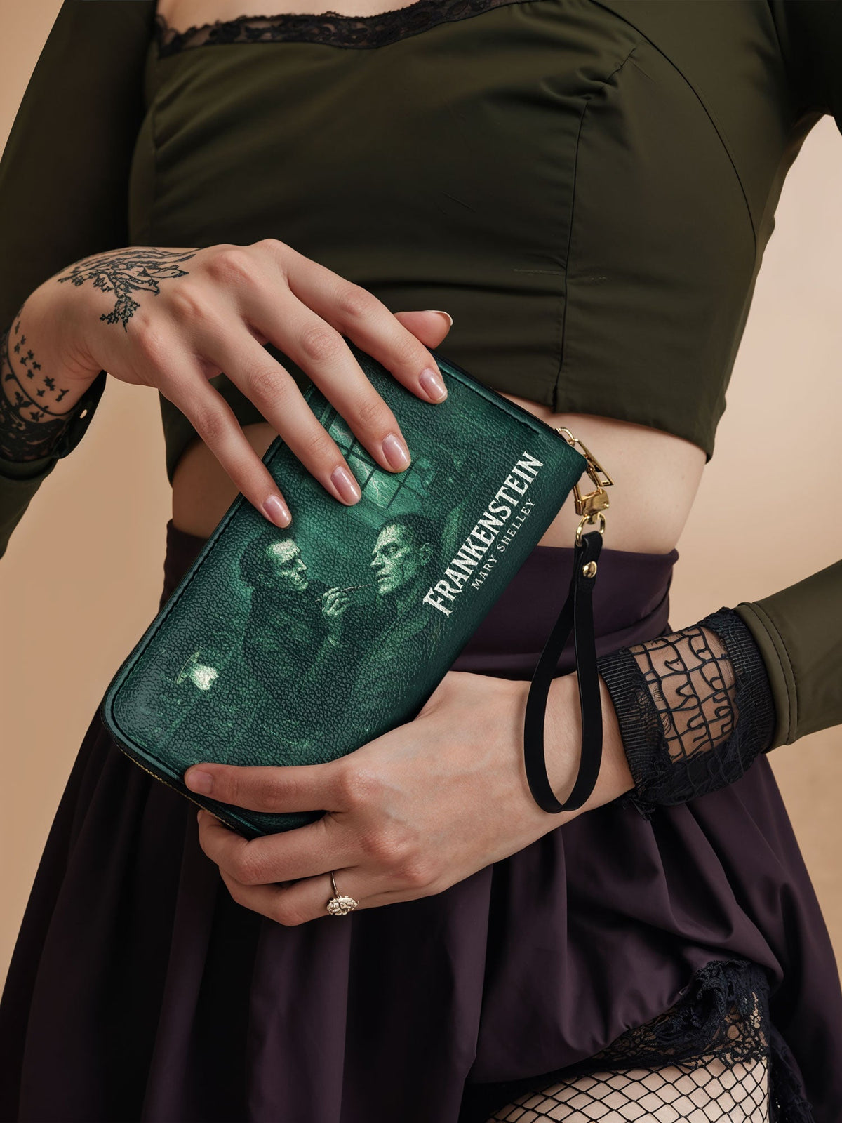 "Frankenstein" Mortuary Moss Wallet - FALL DEAL