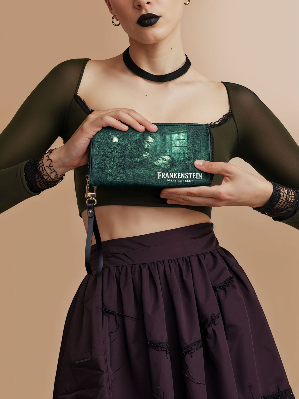 "Frankenstein" Mortuary Moss Wallet - FALL DEAL