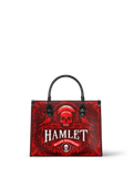"Hamlet" The Red Room - Black Interior - Leather Handbag - Special Deal