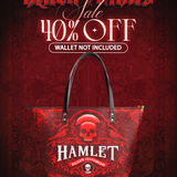 "Hamlet" The Red Room Leather Tote Bag Deal