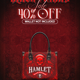 "Hamlet" The Red Room Small Leather Handbag Deal