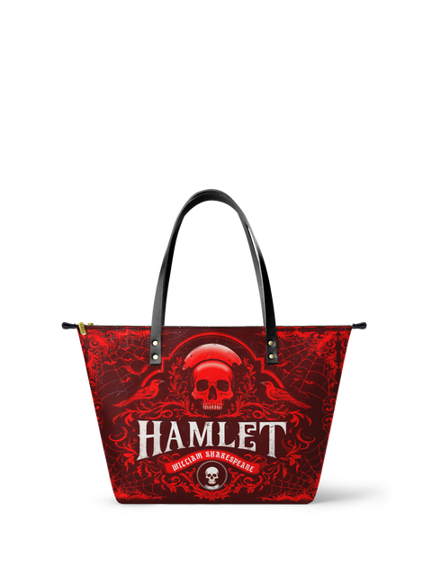 "Hamlet" The Red Room Leather Tote Bag