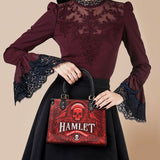 "Hamlet" The Red Room Small Leather Handbag Deal