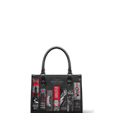 "The Fearless Collection" - Black Interior - Small Leather Handbag