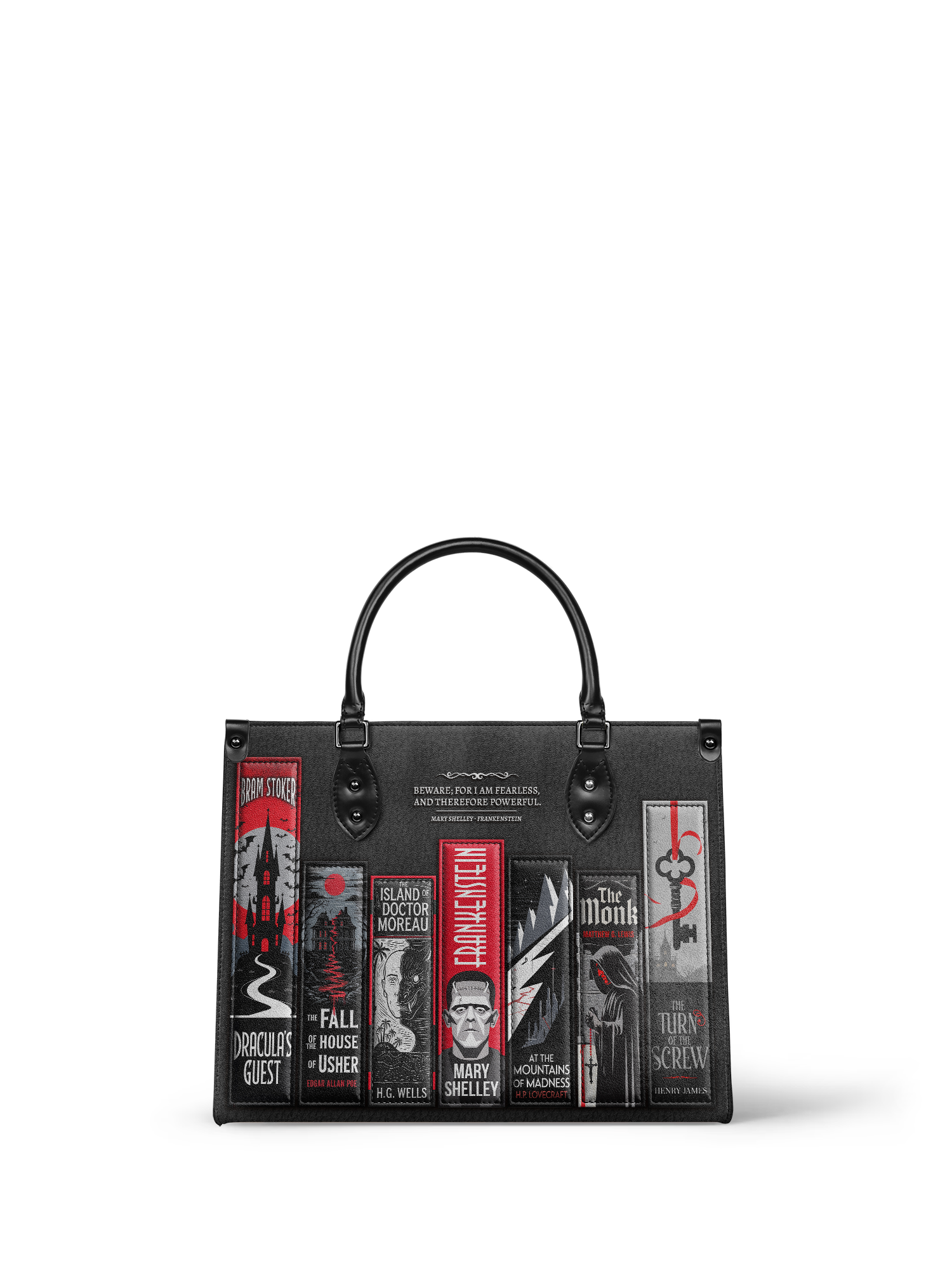 "The Fearless Collection" - Red Interior - Leather Handbag