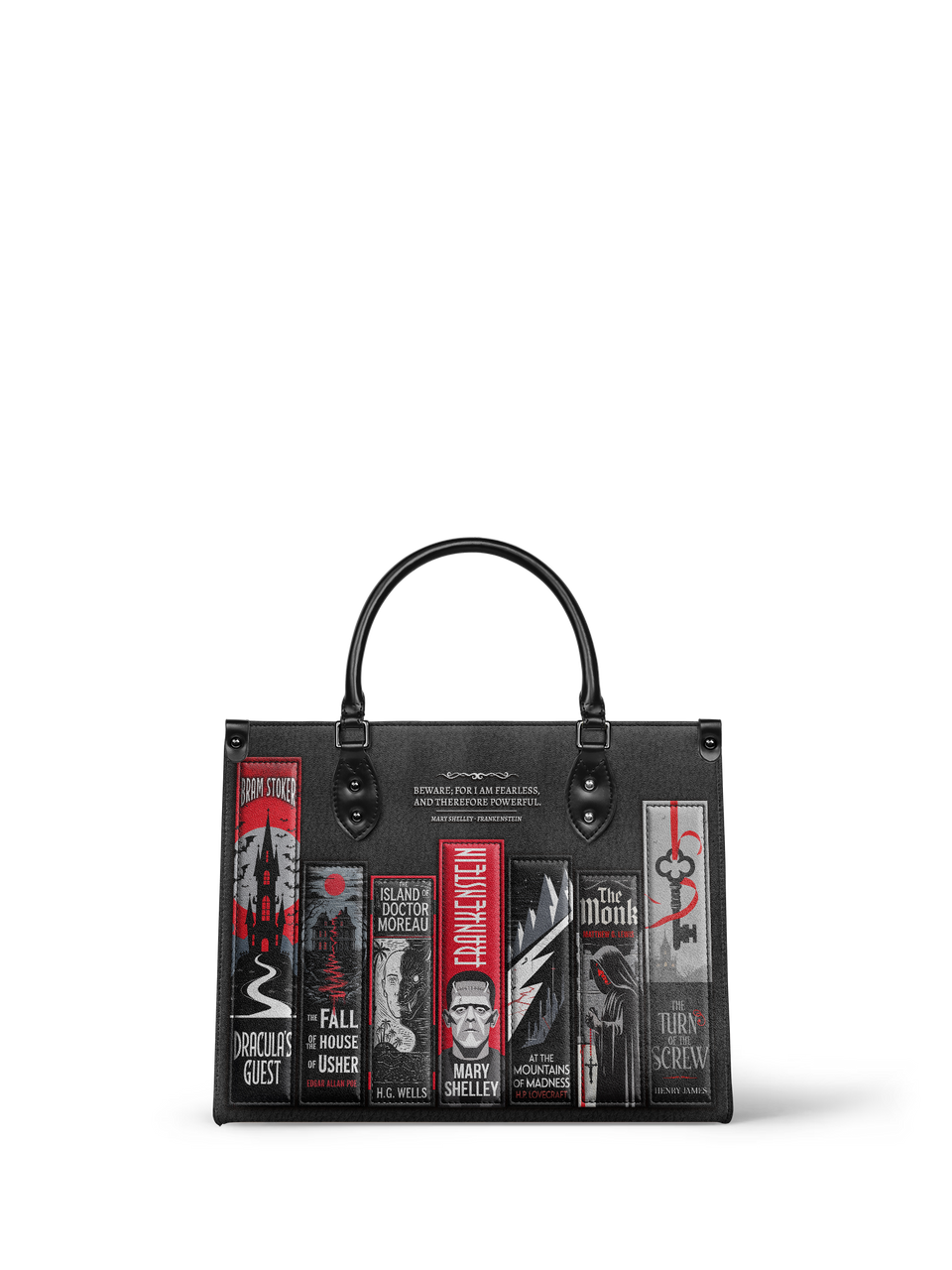 "The Fearless Collection" - Red Interior - Leather Handbag