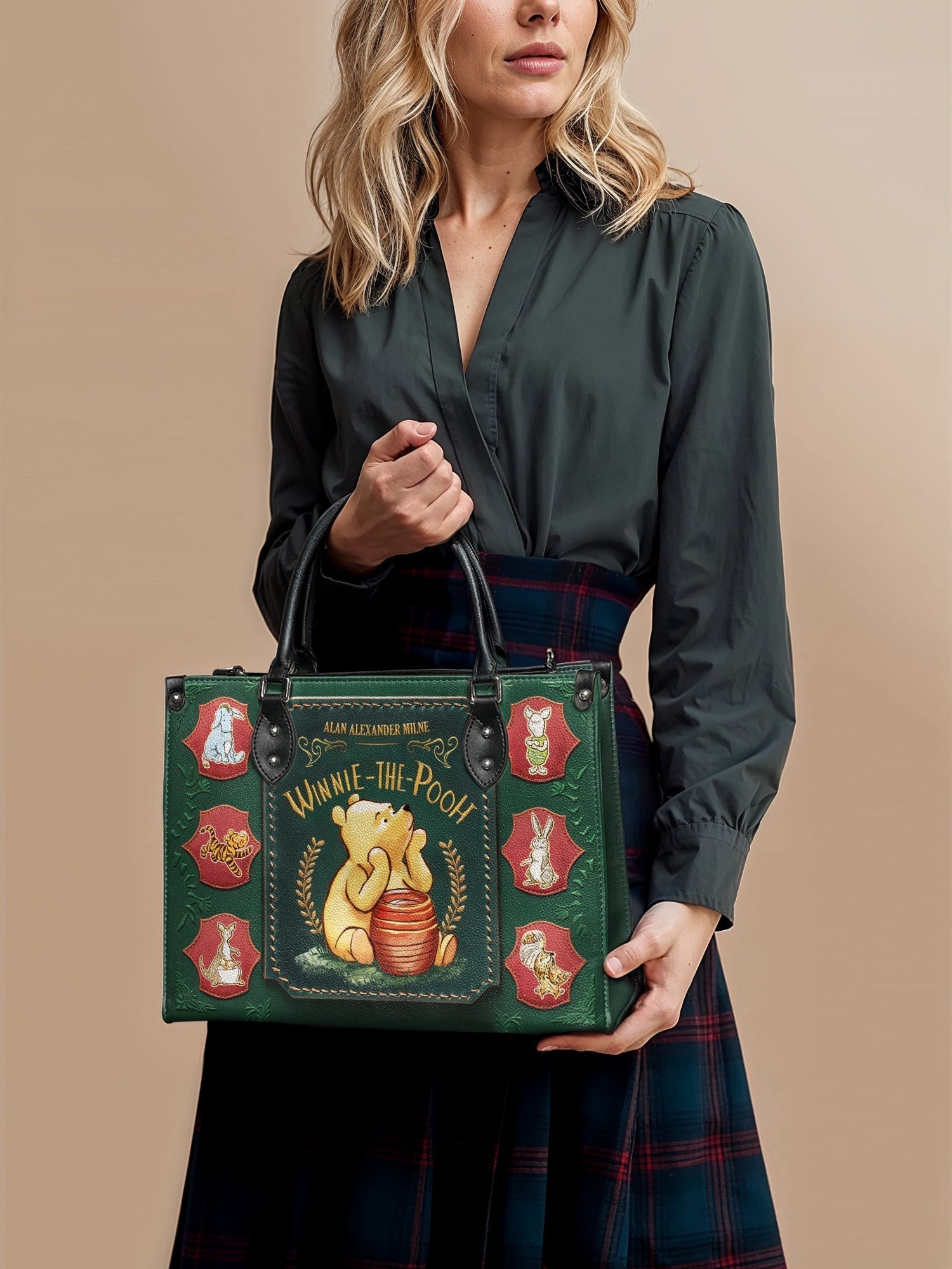 "Hundred Acre Dream" - Brown Interior - Leather Handbag