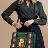 "Hundred Acre Dream" - Black Interior - Leather Handbag - CLEAROUT