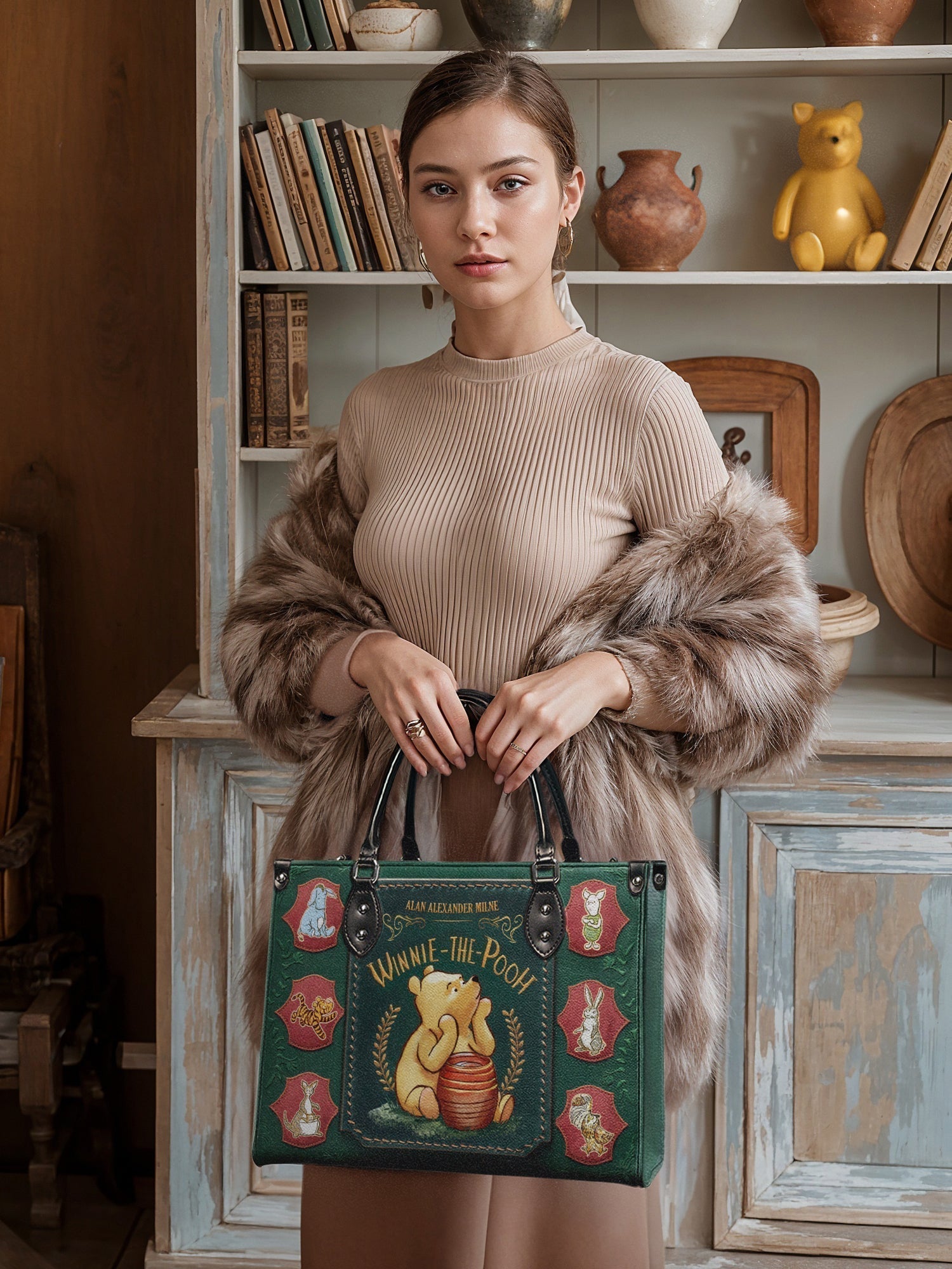 "Hundred Acre Dream" - Brown Interior - Leather Handbag